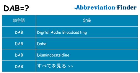 dab 意味.